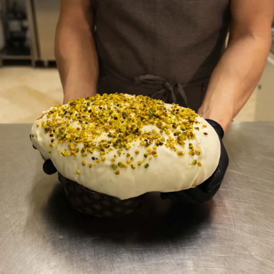 COLOMBA AL PISTACCHIO CON CREMA